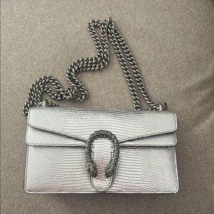 Silver Chain Shoulder Bag